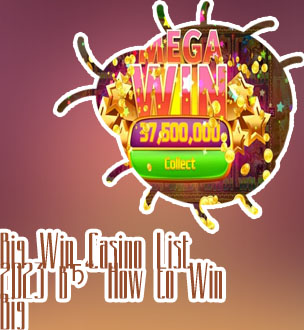 Big win casino slots