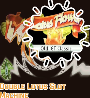 Lotus flower slot machine