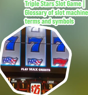 Triple stars slot machine